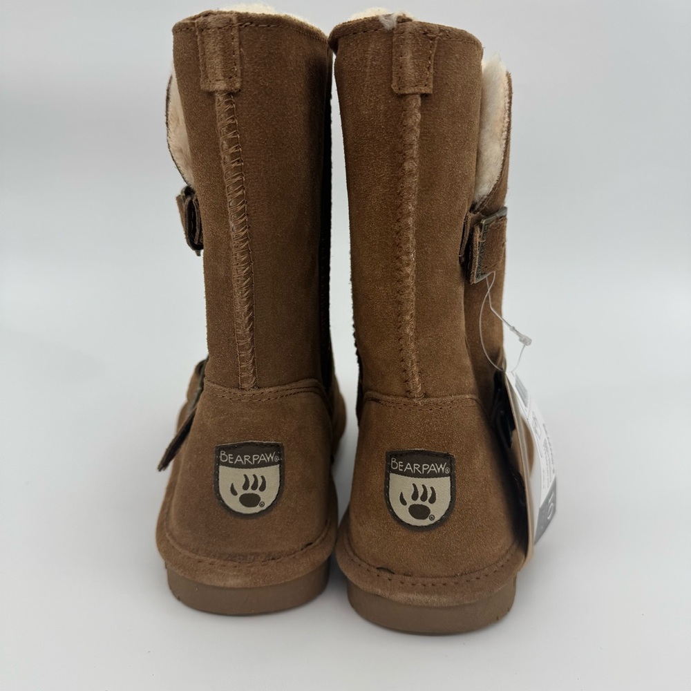 Bearpaw Elaina Hickory Suede Shearling Lined Winter Boots | Women’s Size 10 NWT - Picture 6 of 11
